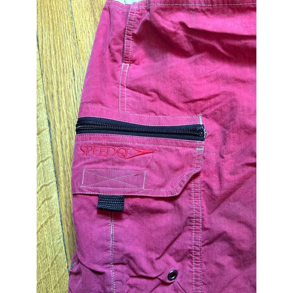 VTG Speedo Men’s Swimsuit Red‎ Size XL See Details - Picture 3 of 8